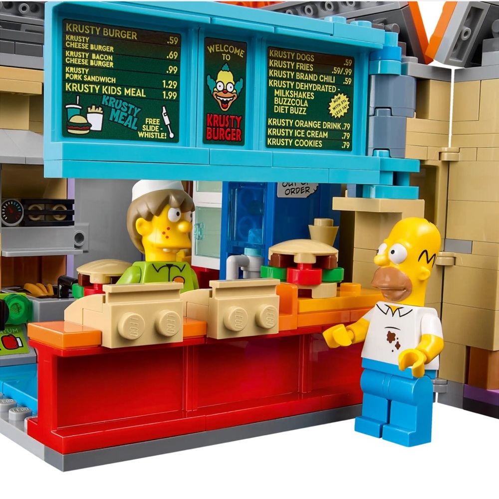 The Simpsons : Krusty Burger 10352 NEW in Sealed Box - Picture 9 of 11